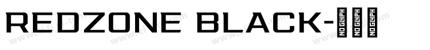 REDZONE BLACK字体转换